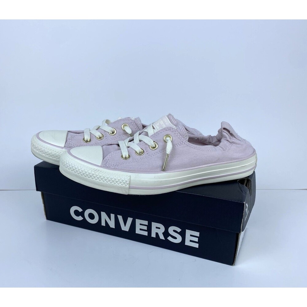 Converse Chuck Taylor Shoreline Slip-On Shoe Barely Rose/White Women's Sz 8.5 US